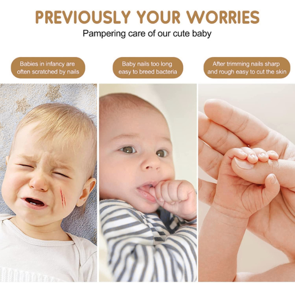SafeTrim™ - Electric Baby Nail Filer | New Born Essentials