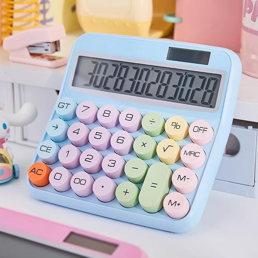 Luego Large Colorful Calculator | Mechanical Keys